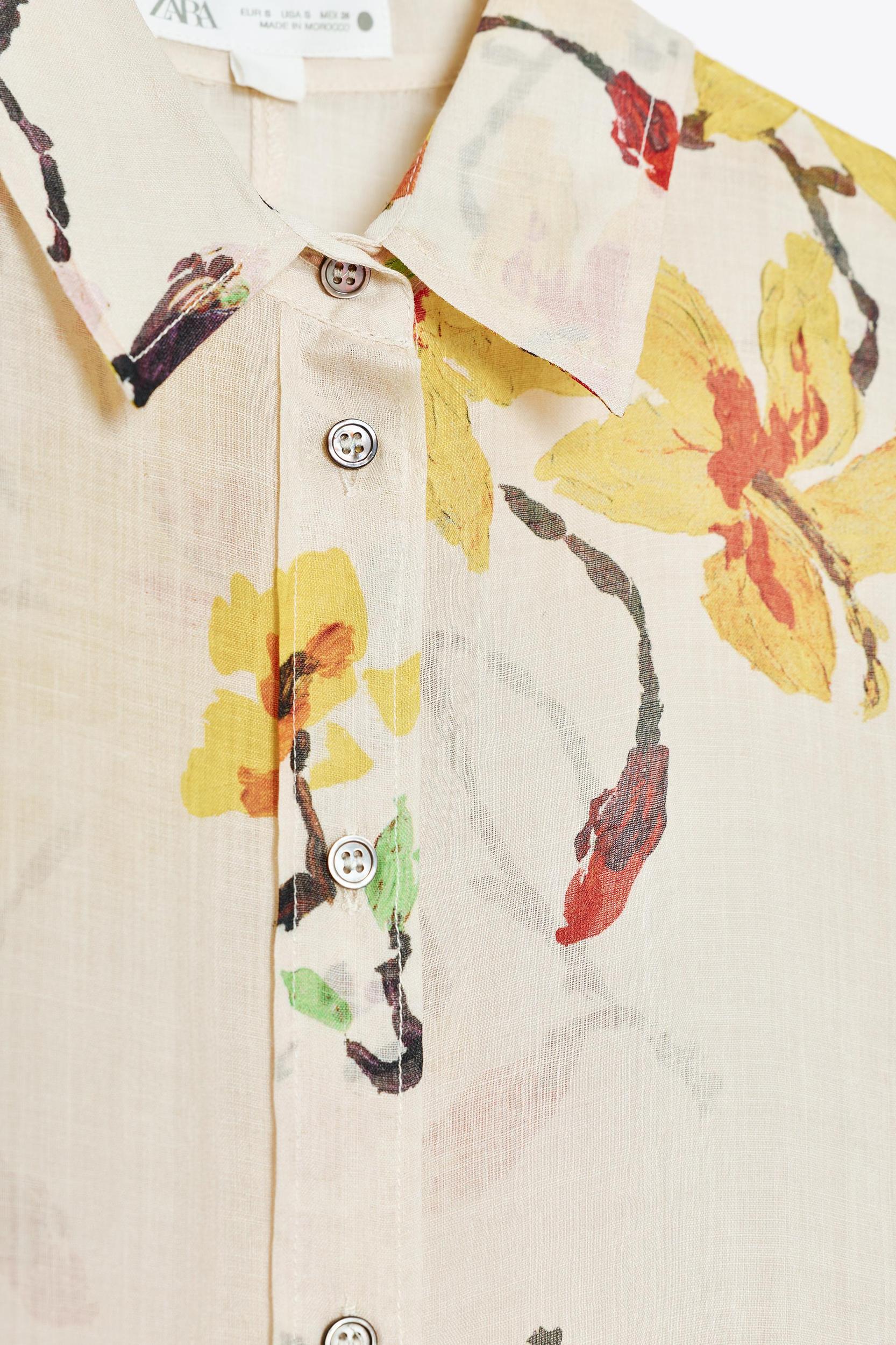 ZW COLLECTION RAMIE FLORAL SHIRT Product Image