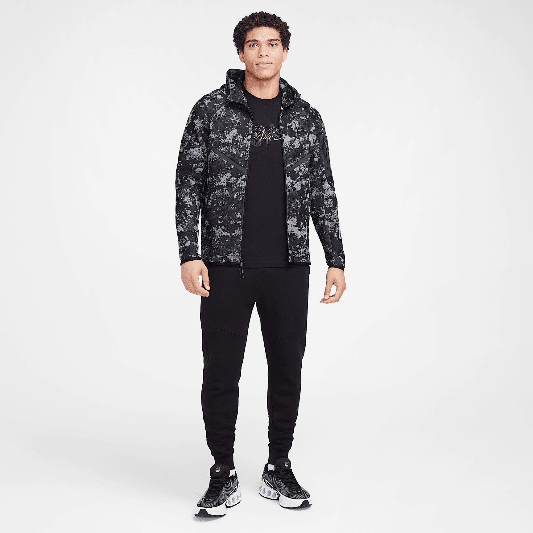 Nike Mens Tech Windrunner Fleece Full-Zip Hoodie | HV5055-060 Product Image