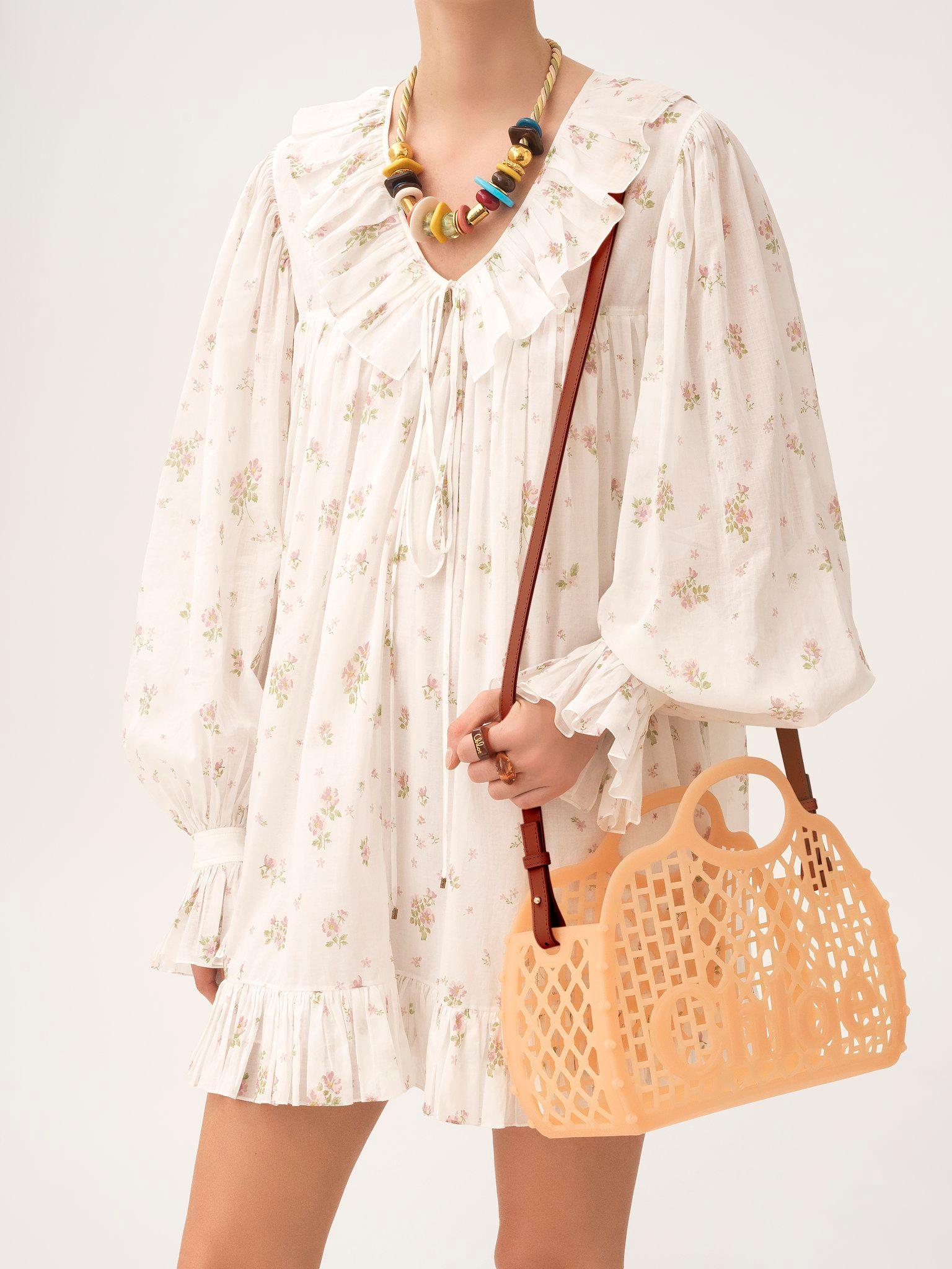 Chloé Cage tote bag in jelly Product Image