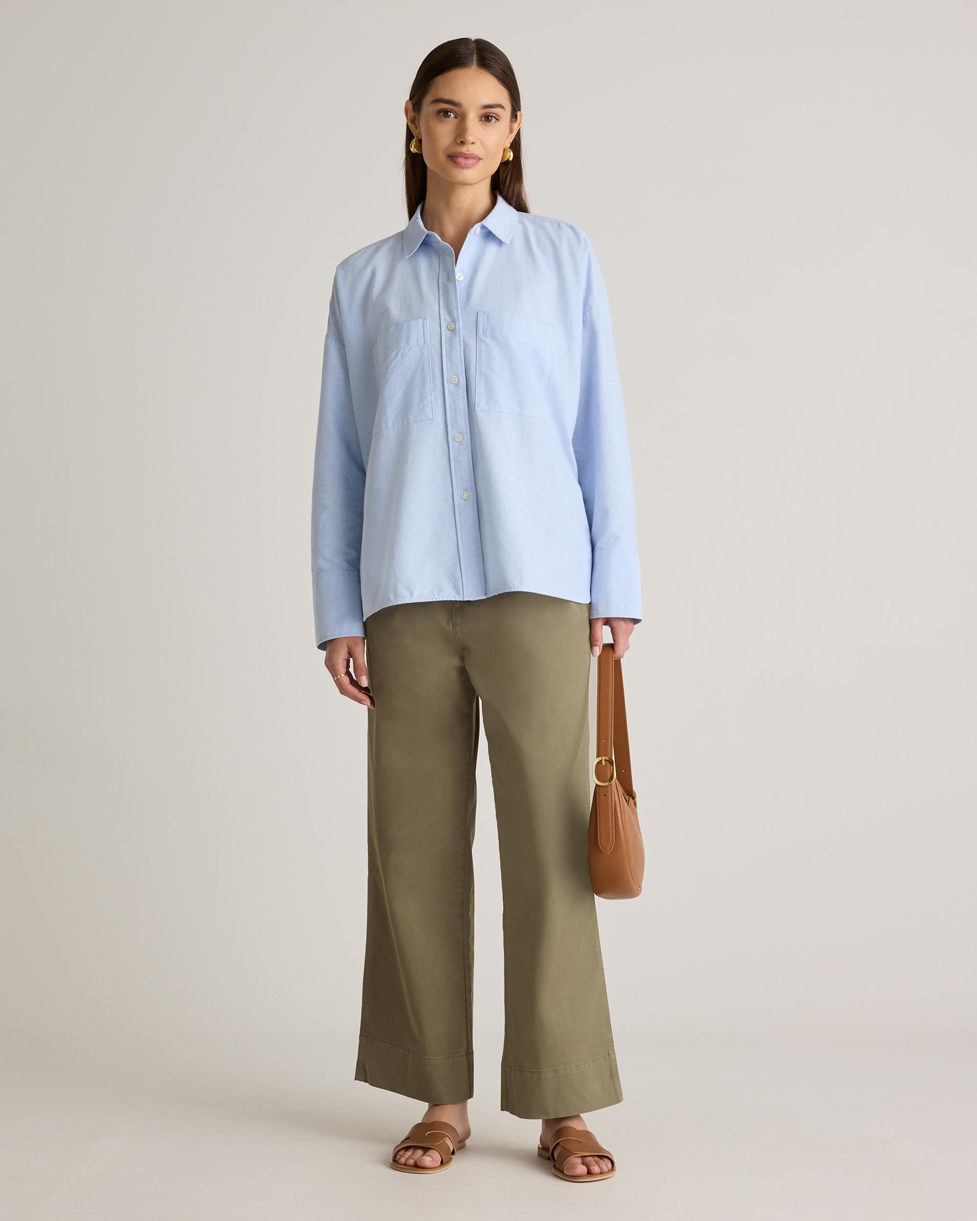Quince | Women's Boxy Oxford Shirt Size XL, Organic Cotton Product Image