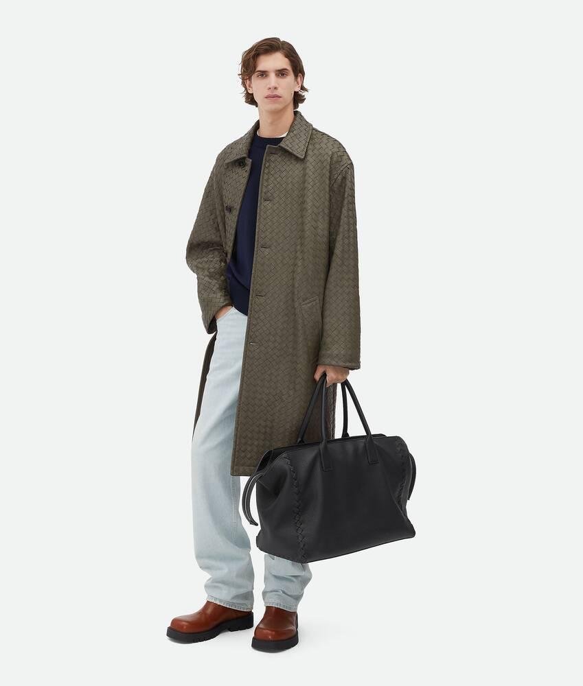 Men's Large Zipped Cabat in Black Product Image