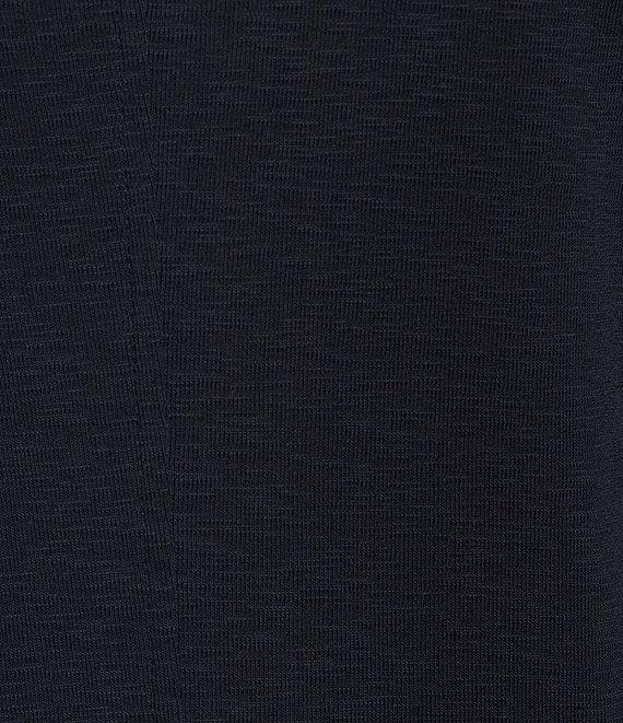 NIC + ZOE NZT Knit Jersey Boat Neck 3/4 Sleeve Tee Shirt Product Image