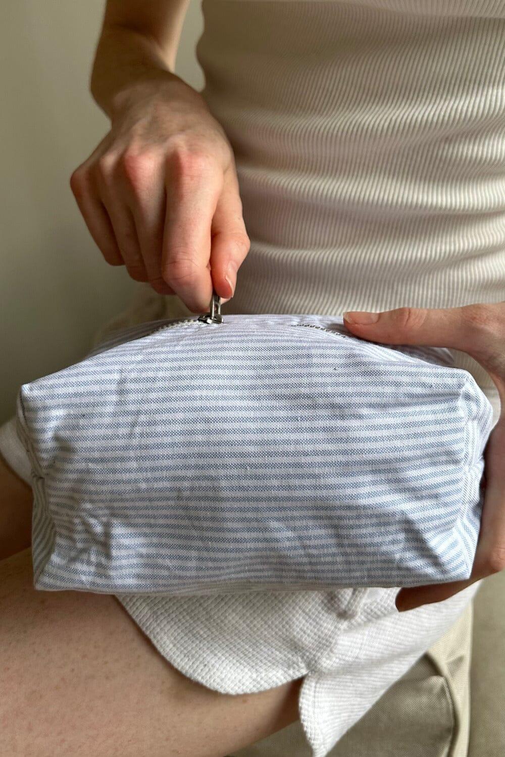 Striped Makeup Bag Product Image