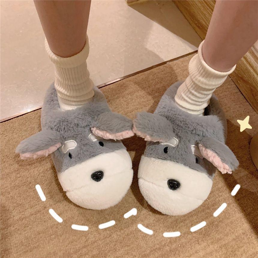 Cartoon Furry Home Slippers Product Image