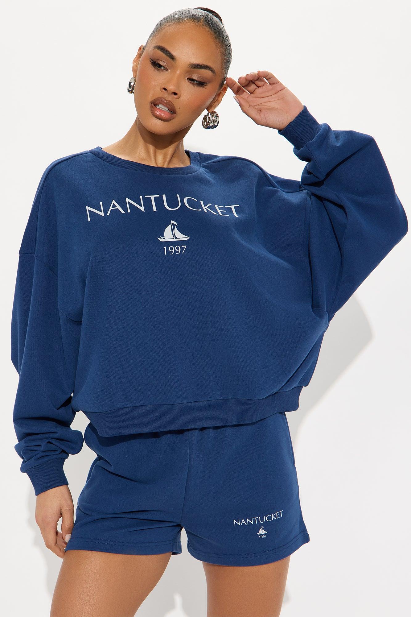 Nantucket Coast Short Set - Navy Product Image