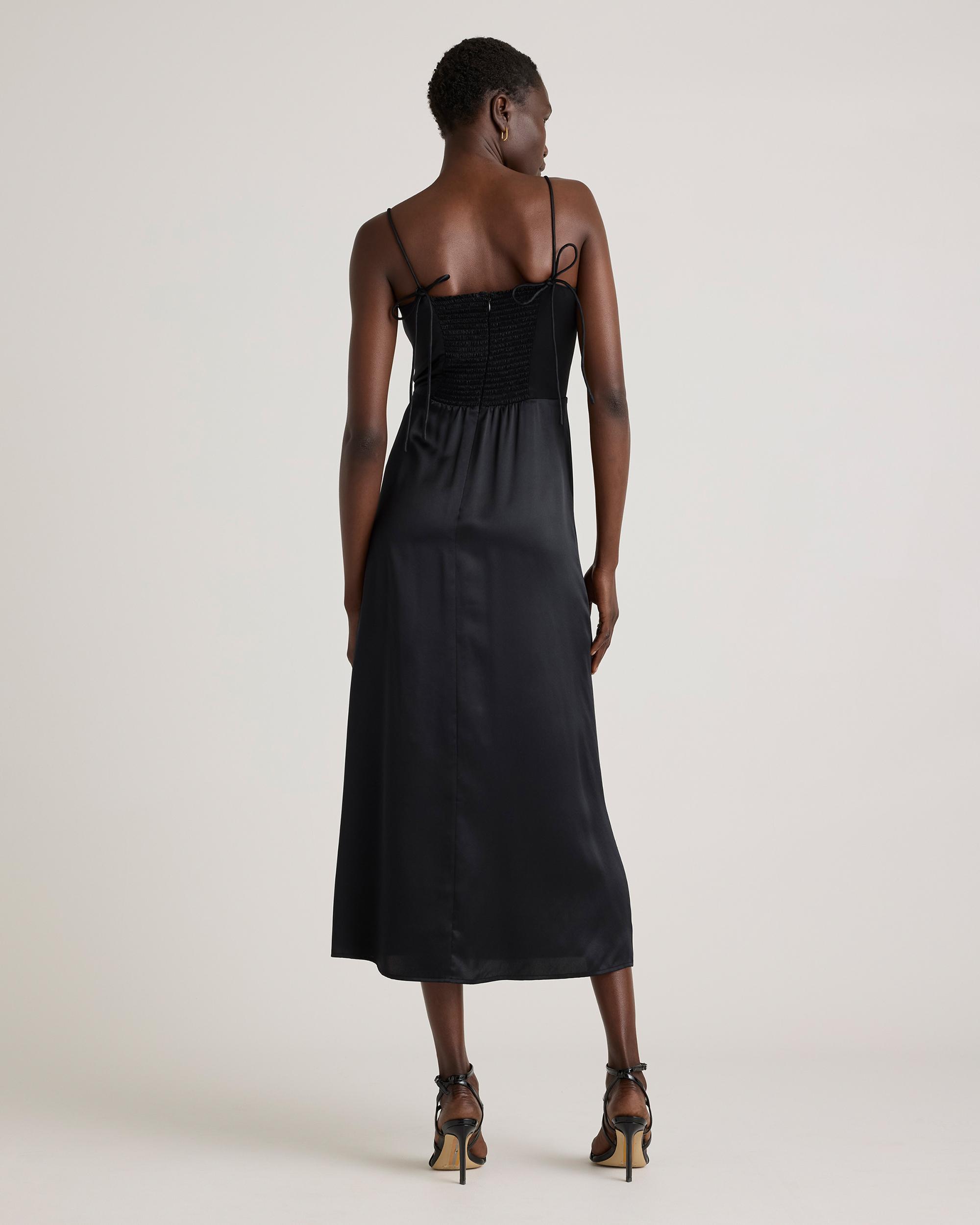 Quince | Women's Sweetheart Dress Mulberry Silk Product Image