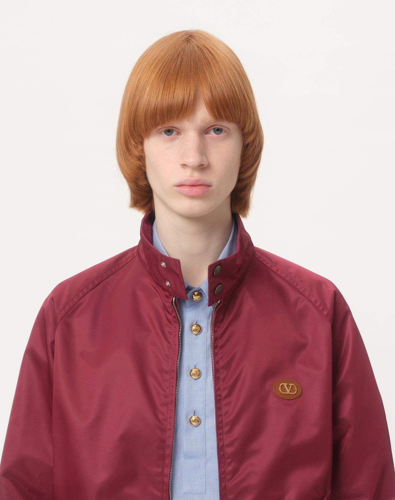 Nylon Blouson With Vlogo Patch Product Image