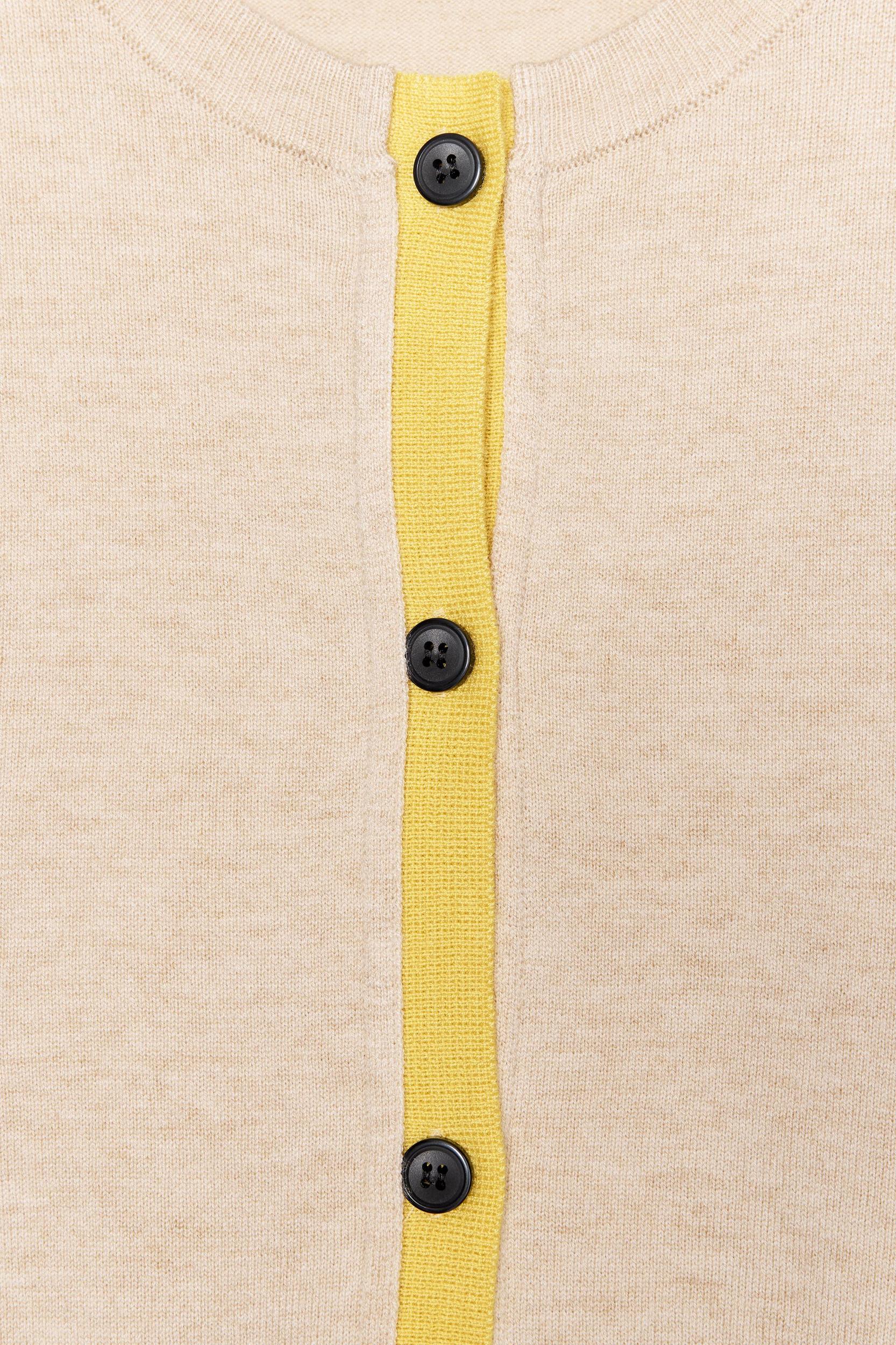 COMBINATION KNIT JACKET Product Image