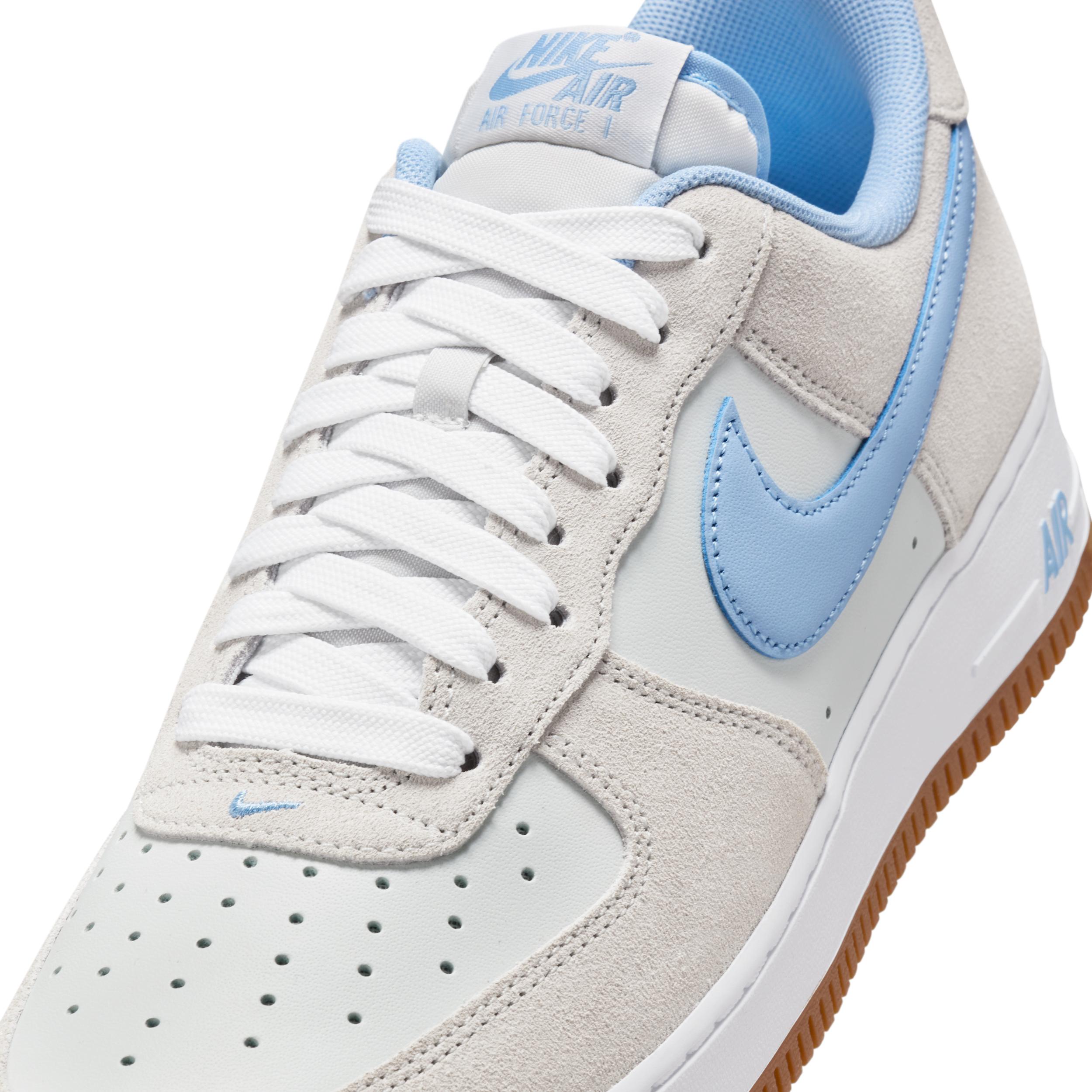 Nike Mens Air Force 1 07 Casual Shoes in White/Midnight Navy Product Image