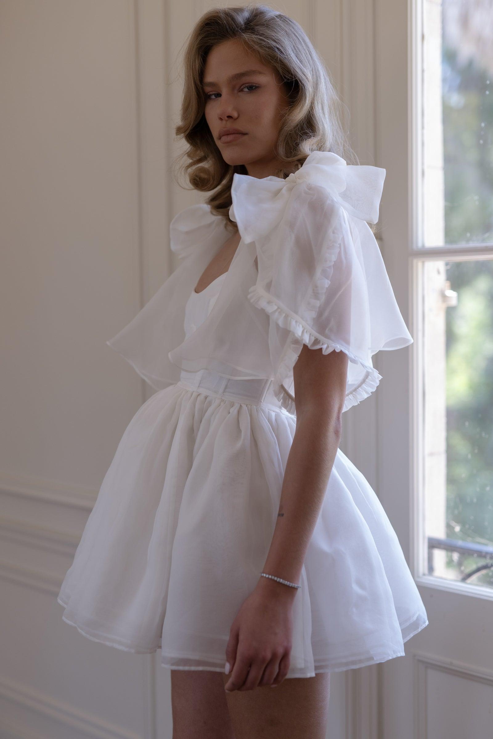 The Ivory Dreamgirl Capelet Product Image