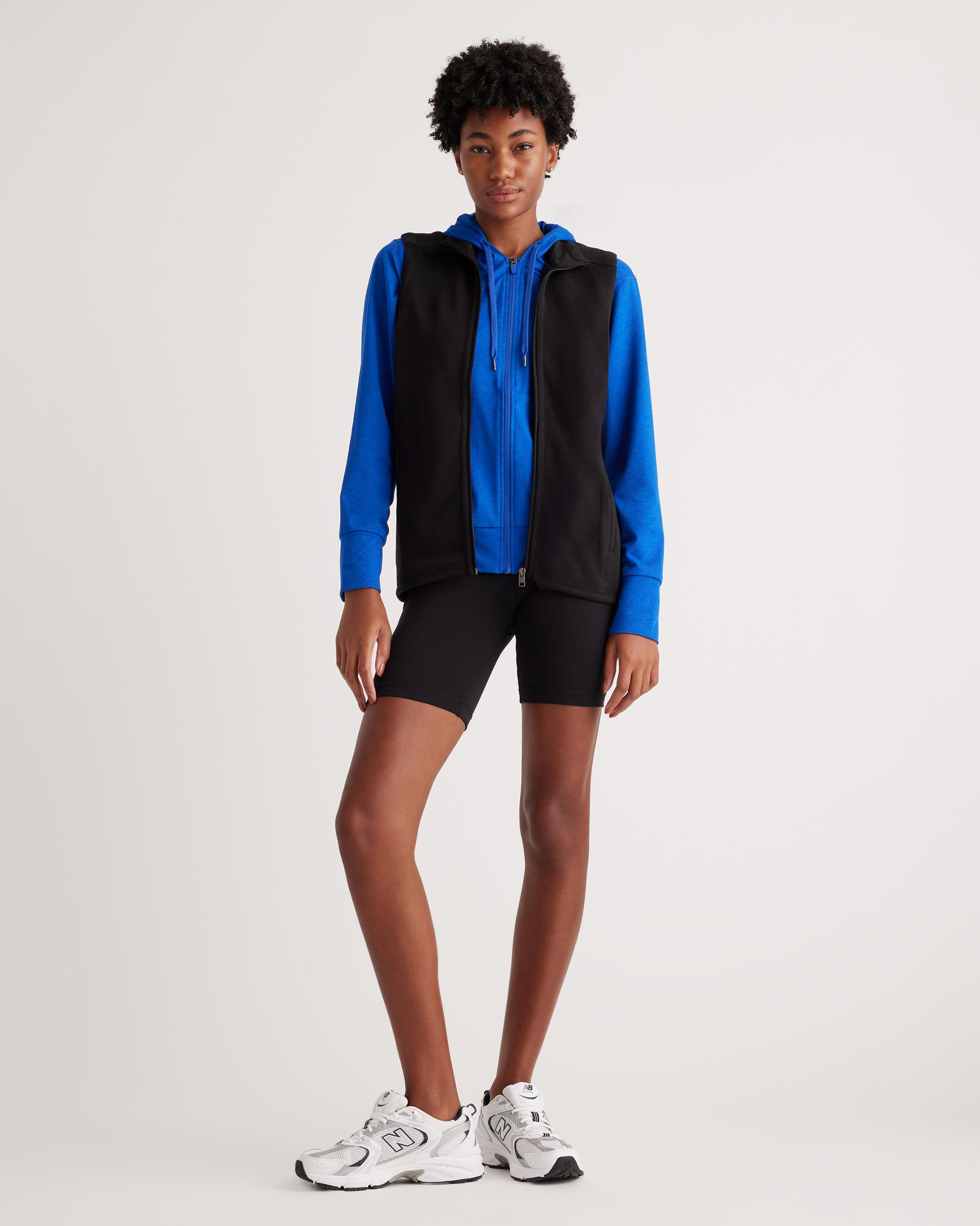 Quince | Women's Sweater-Knit Fleece Full-Zip Vest Recycled Polyester Product Image