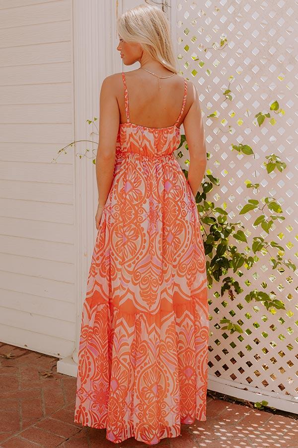 Island Petals Chiffon Maxi Dress Product Image