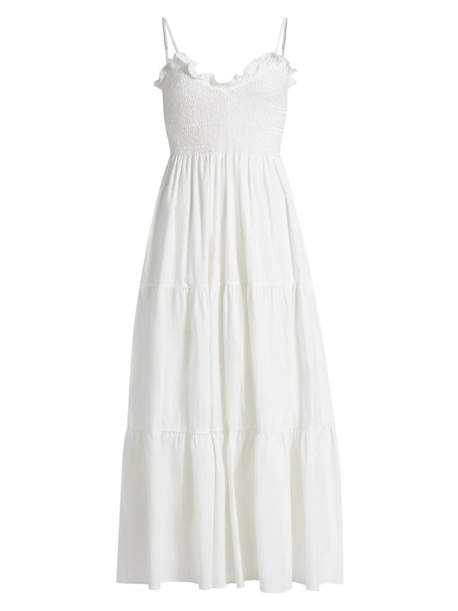 Womens Seraphine Ruffle-Trimmed Maxi Dress Product Image