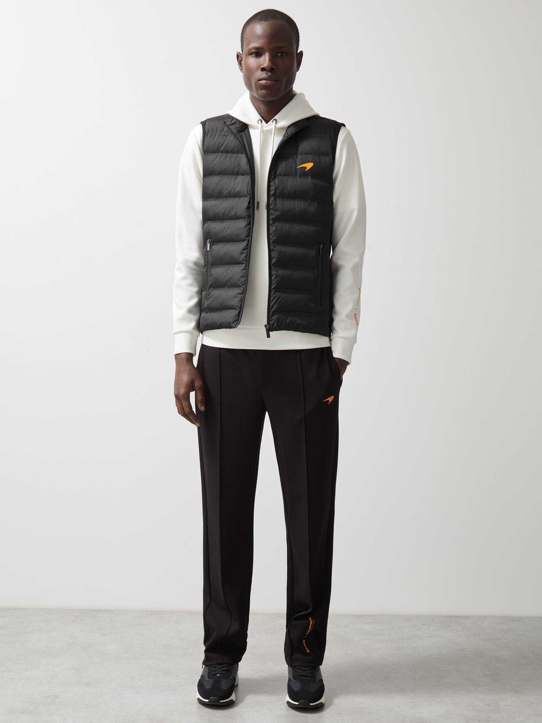 McLaren F1 Team Quilted Logo Gilet in Black Product Image