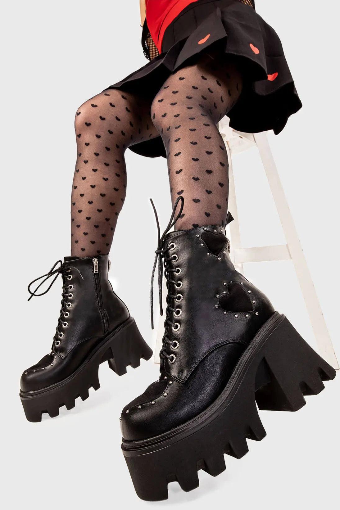 All I Need Chunky Platform Ankle Boots Product Image