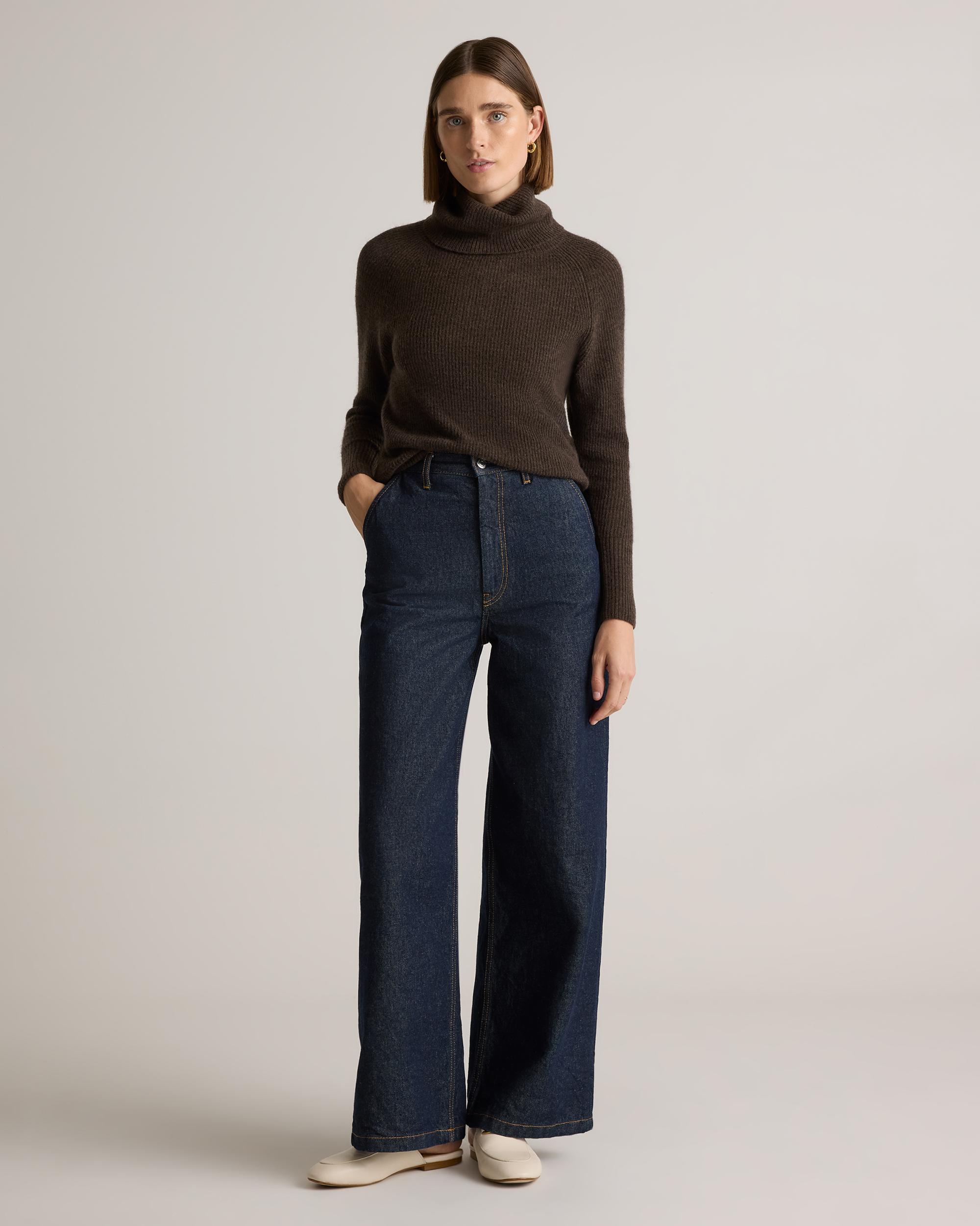 Quince | Women's Baby Alpaca-Wool Turtleneck Sweater Product Image