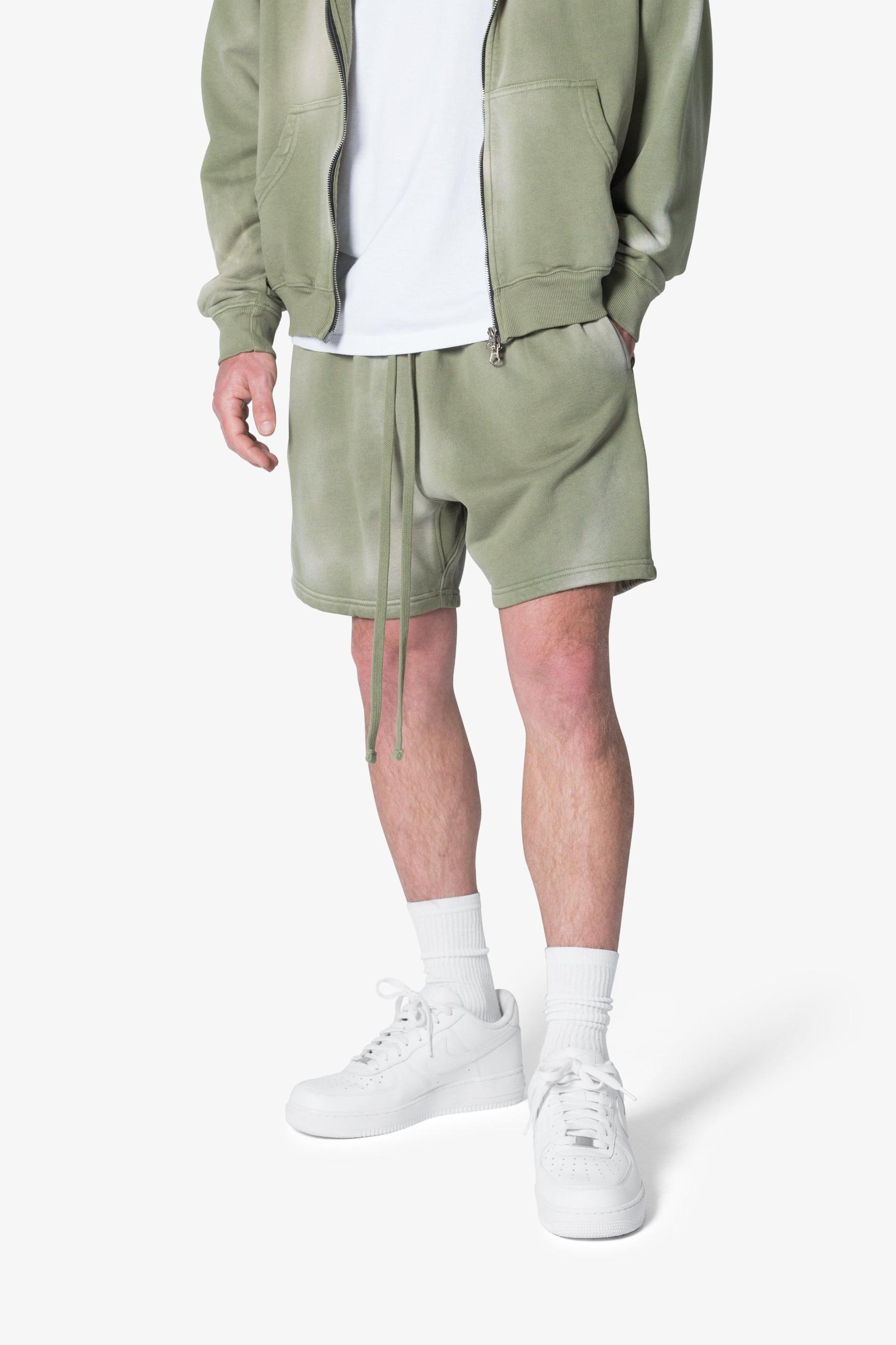 Faded Every Day Sweatshorts - Washed Olive Product Image