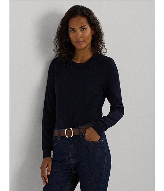 Lauren Ralph Lauren Knit Crew Neck Long Sleeve Sweater Product Image