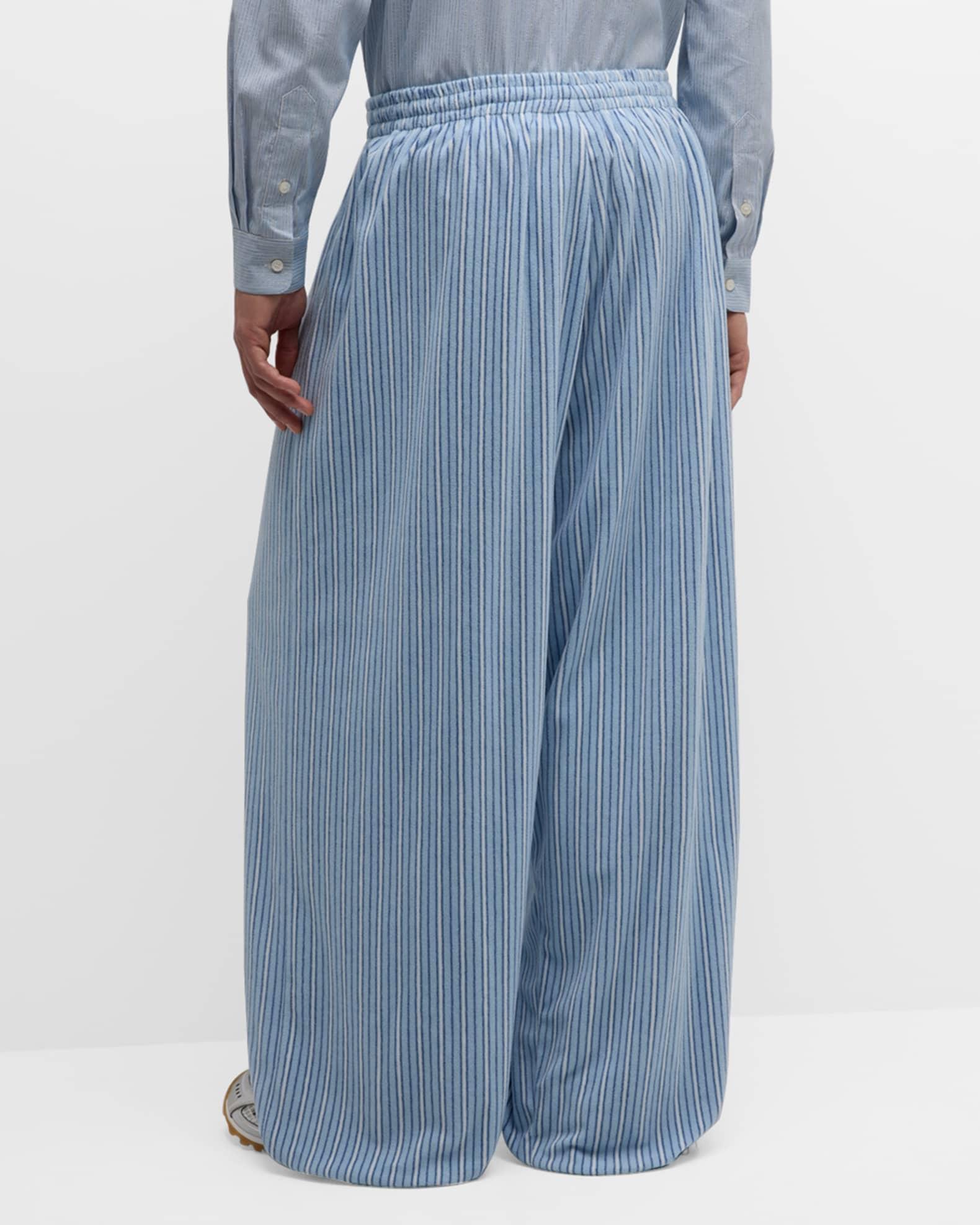 Men's Large Striped Pajama Pants Product Image