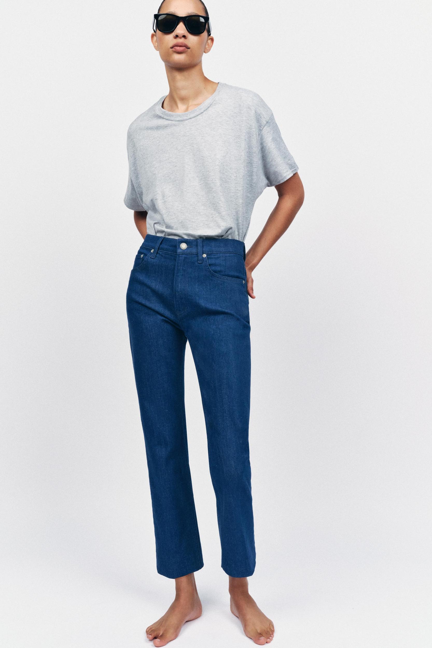 ZW COLLECTION HIGH WAIST WIDE LEG JEANS Product Image