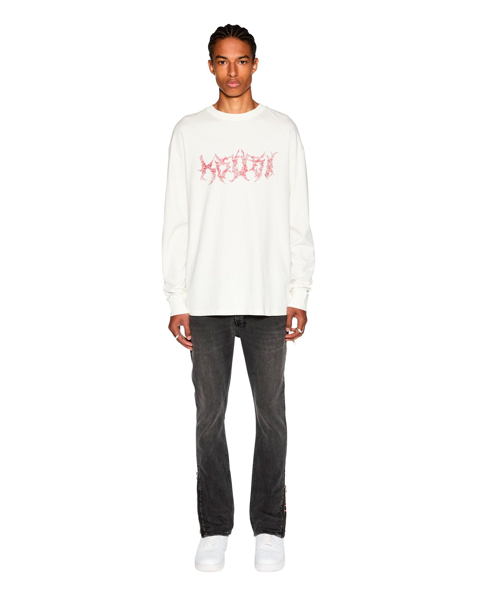 SABBATH  BIGGIE LS TEE VINTAGE WHITE Male Product Image