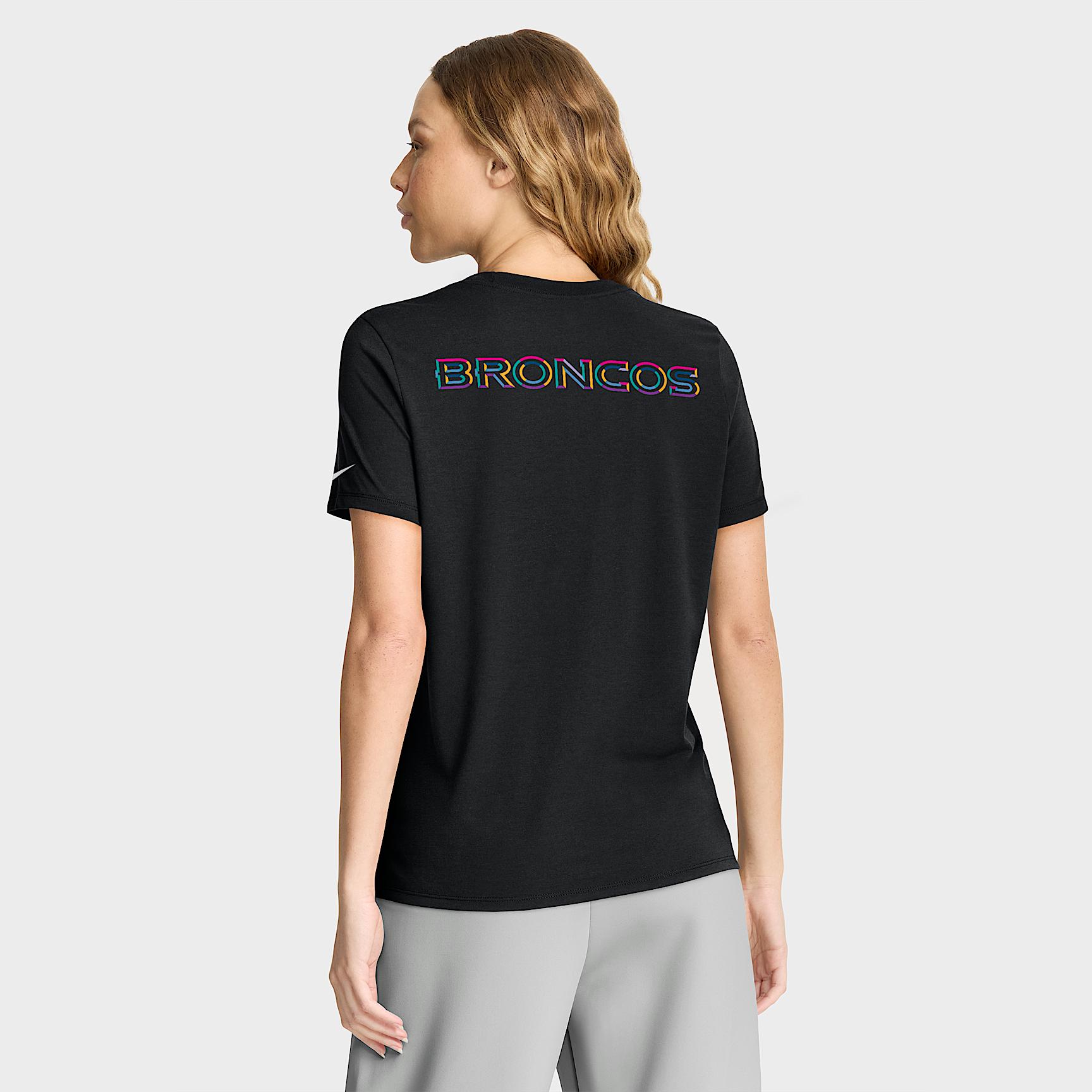 Denver Broncos Crucial Catch Women's Nike Dri-FIT NFL T-Shirt Product Image