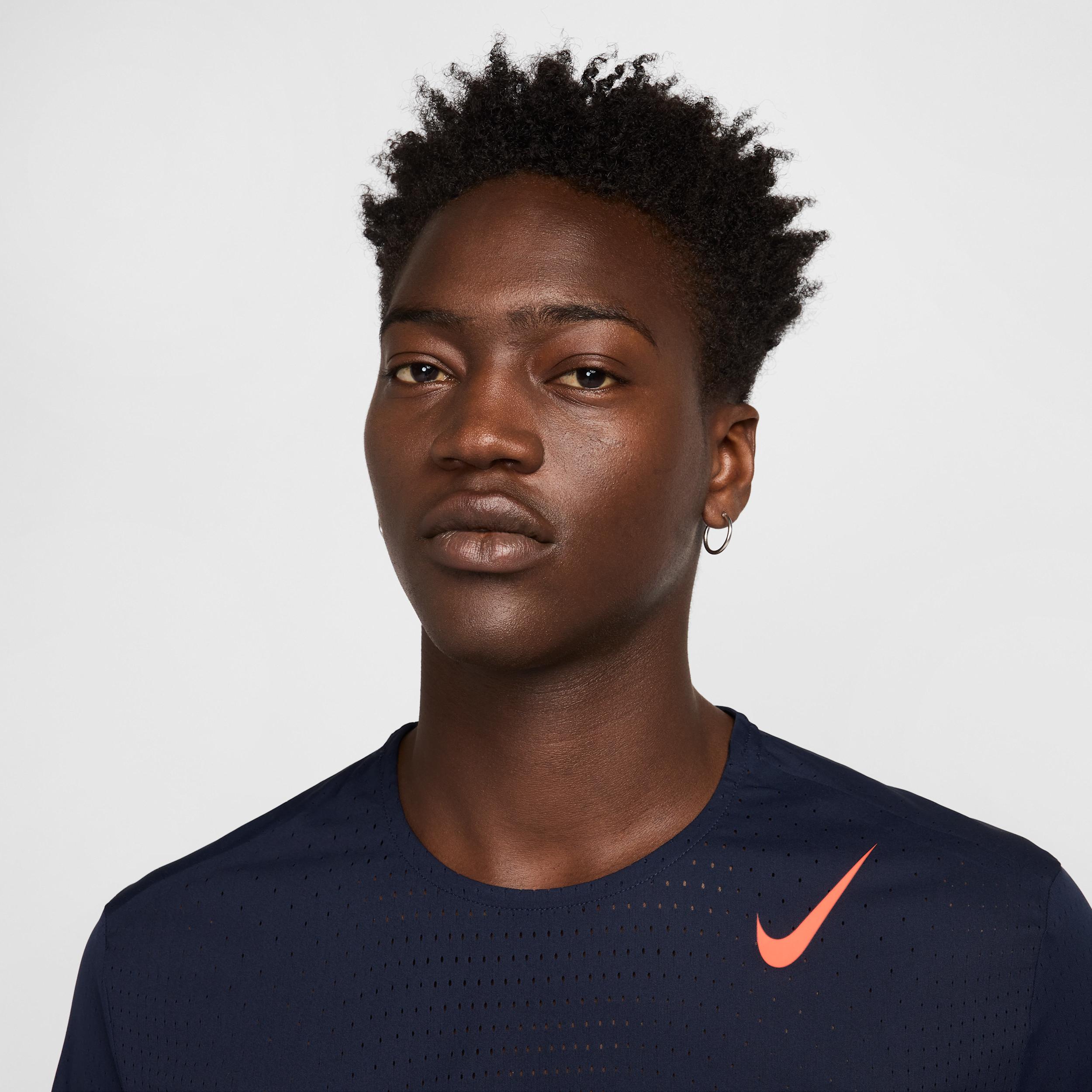 Nike Mens AeroSwift Dri-FIT ADV Short-Sleeve Running Top | HJ3377-451 Product Image