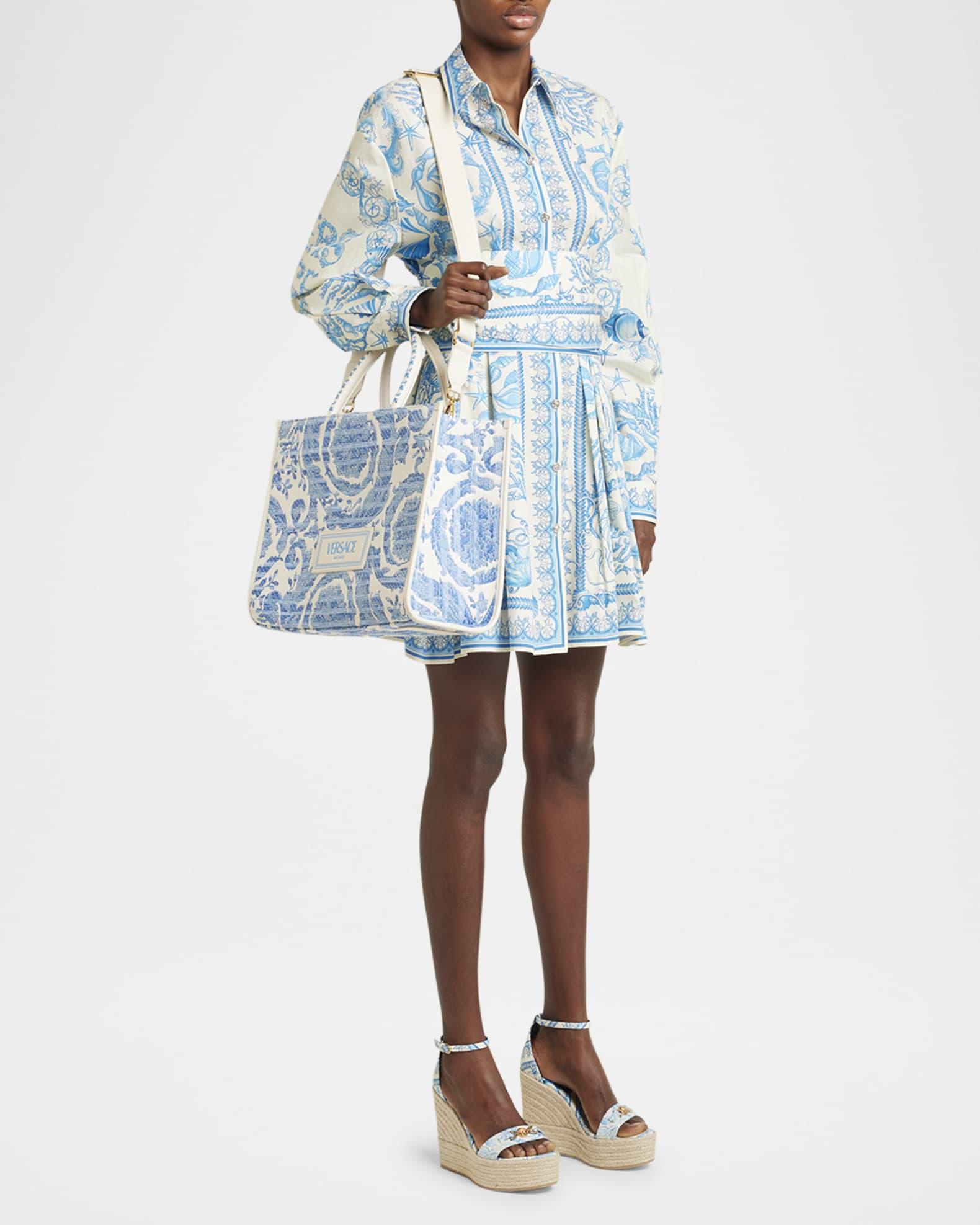 Barocco Large Canvas Tote Bag Product Image