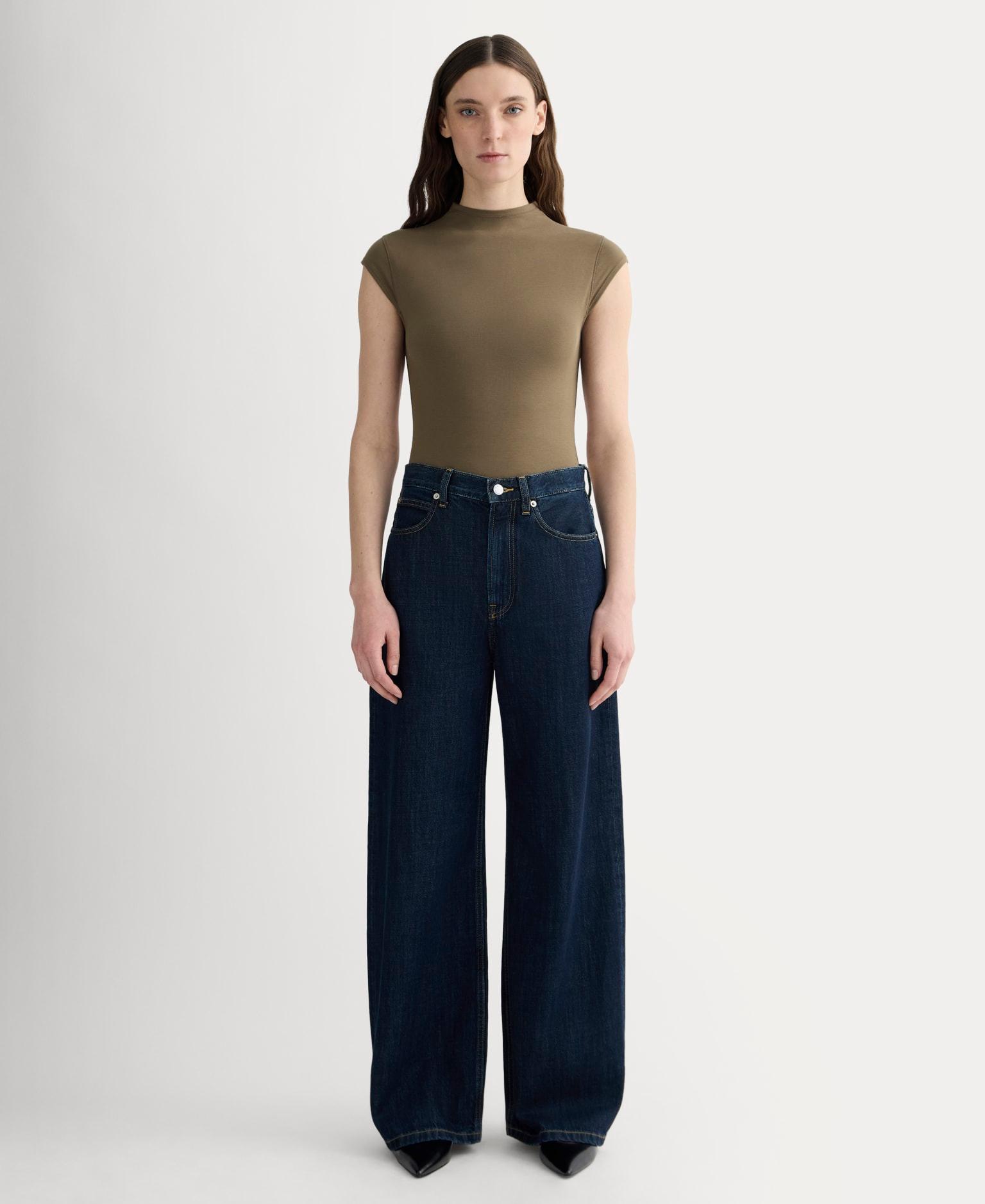 Womens Form Funnel-Neck Bodysuit Sweater by Everlane Product Image