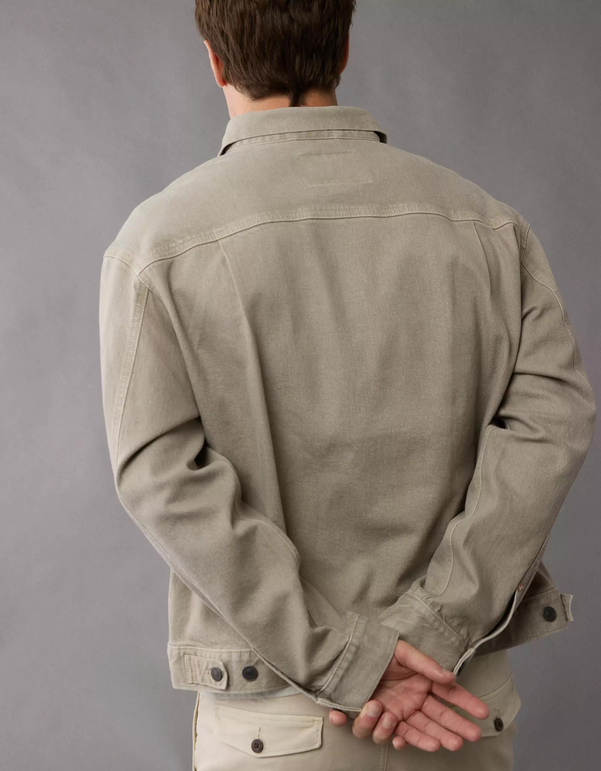 AE Slim Fit Denim Trucker Jacket Product Image