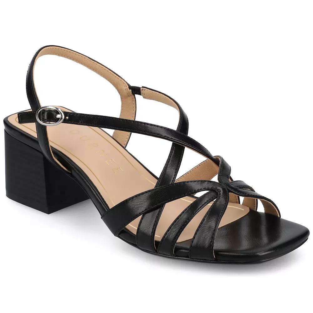Journee Shyla Women's Block Heel Dress Sandals,  Product Image