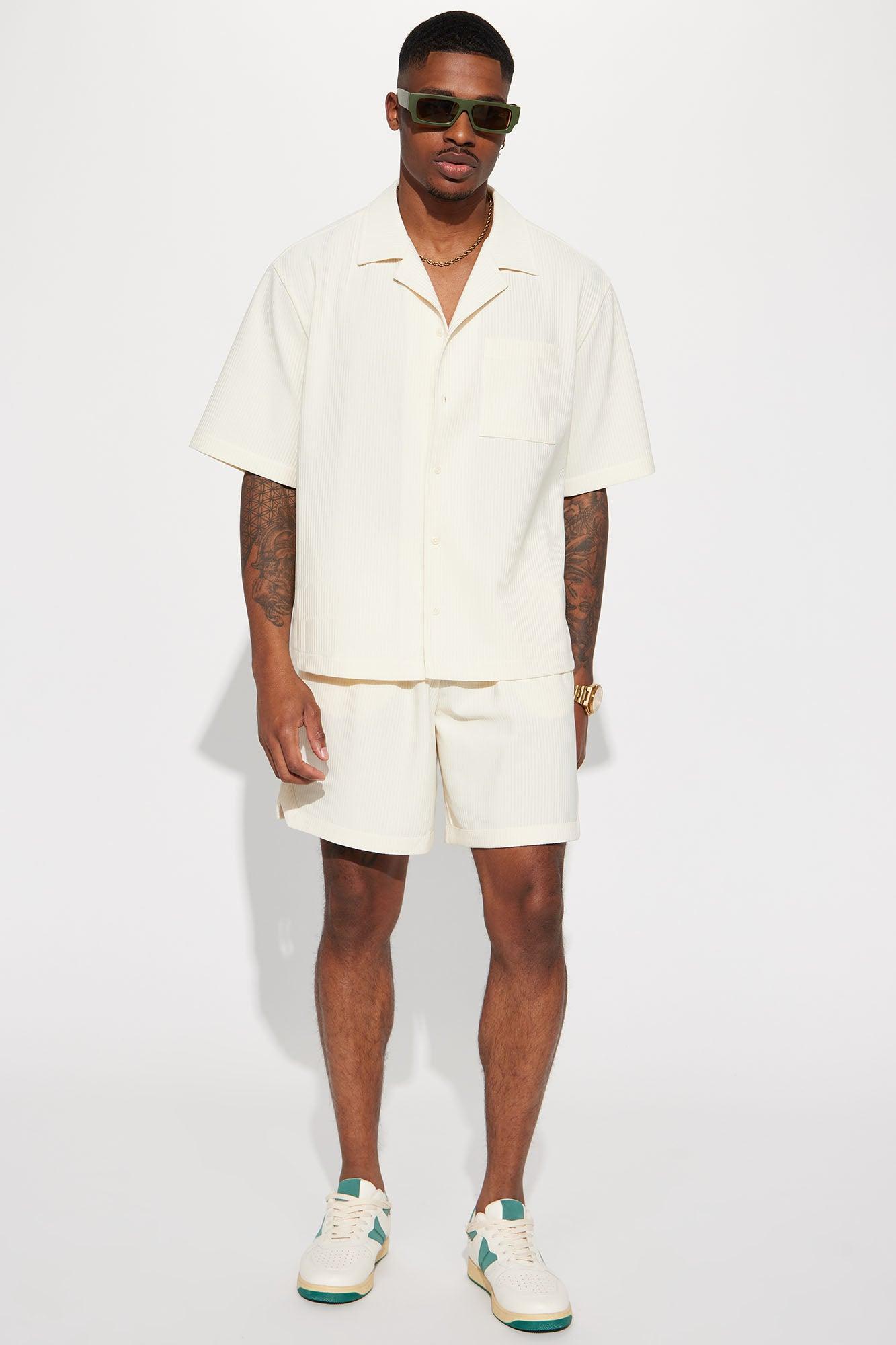 Show Up Basketball Short - Off White Product Image