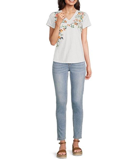 Reba Tanya Ankle Skinny Denim Jeans Product Image