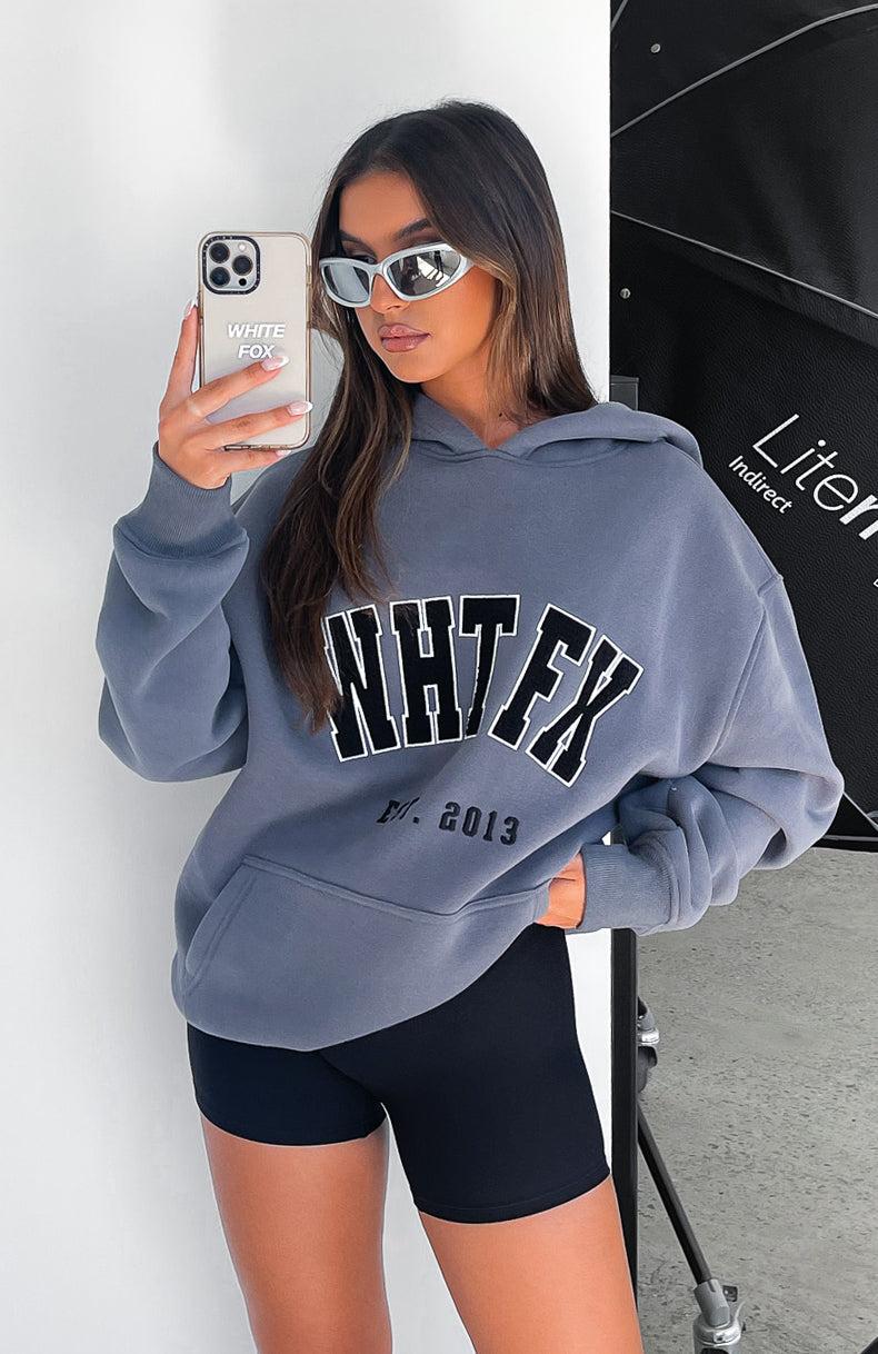 Give It Away Oversized Hoodie Charcoal Product Image