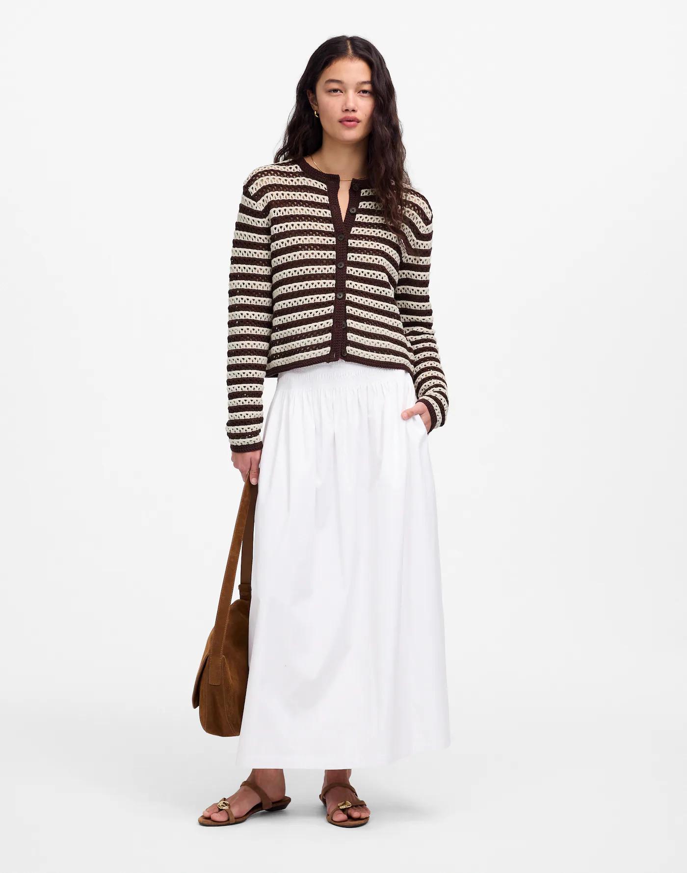 Open-Stitch Crewneck Sweater Product Image