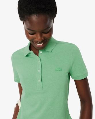 Women's L.12.D Slim Fit Stretch Mini Piqué Polo Product Image