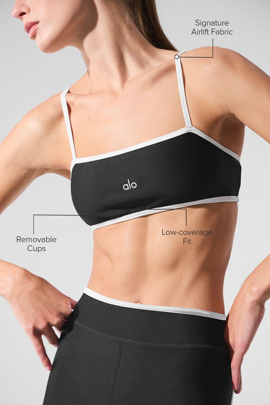 Airlift Charger Bra - Black/White Product Image
