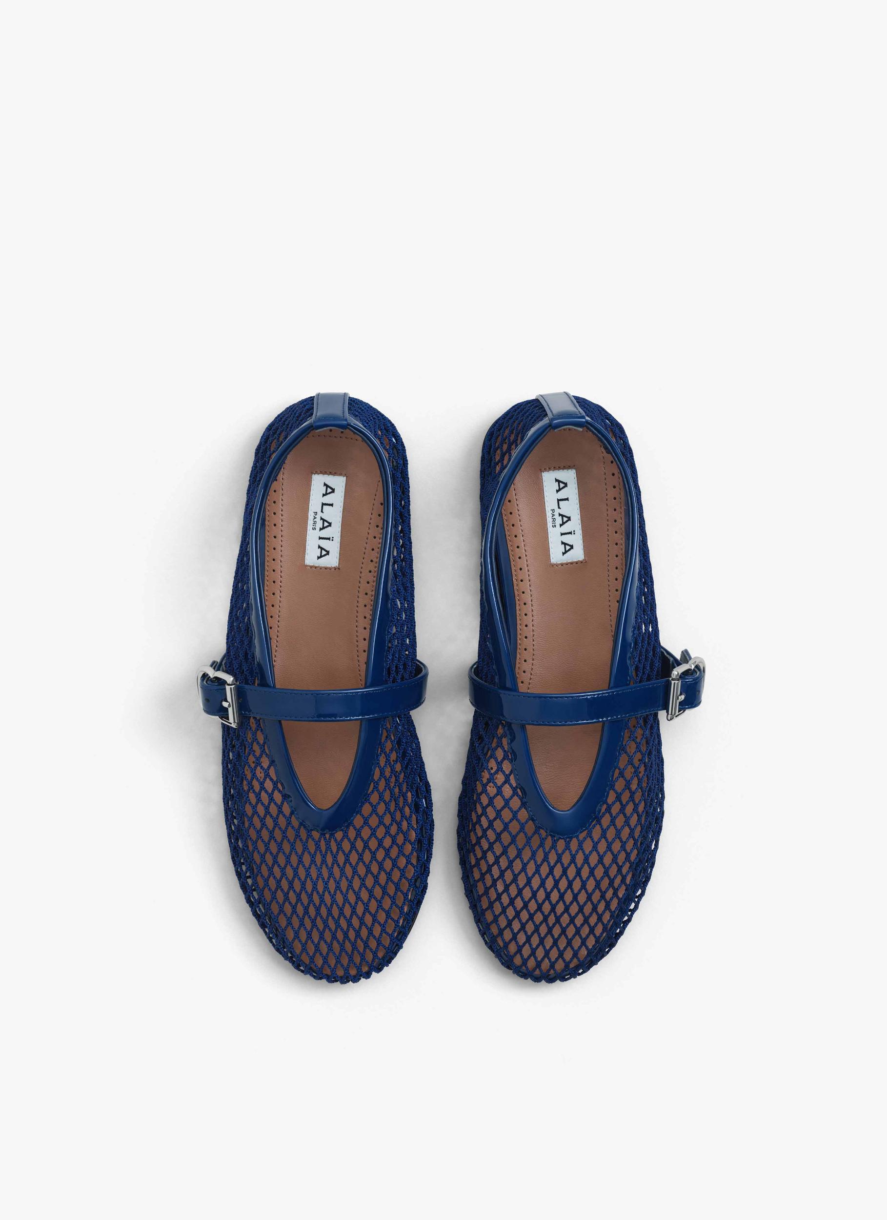 MIDNIGHT BALLET FLATS IN FISHNET Product Image