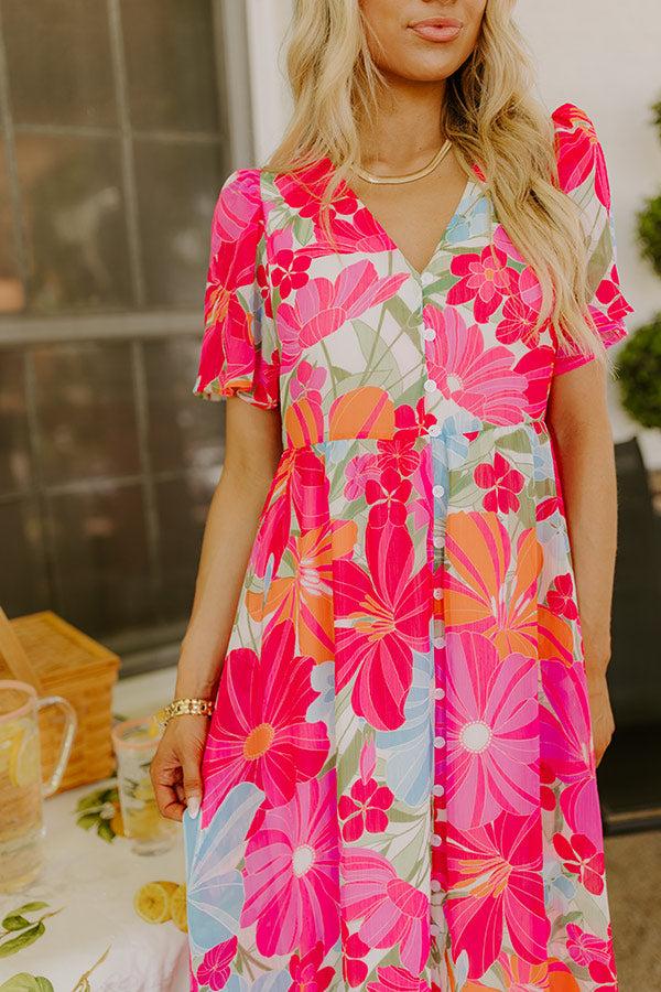 Paradise Garden Floral Maxi Dress Product Image