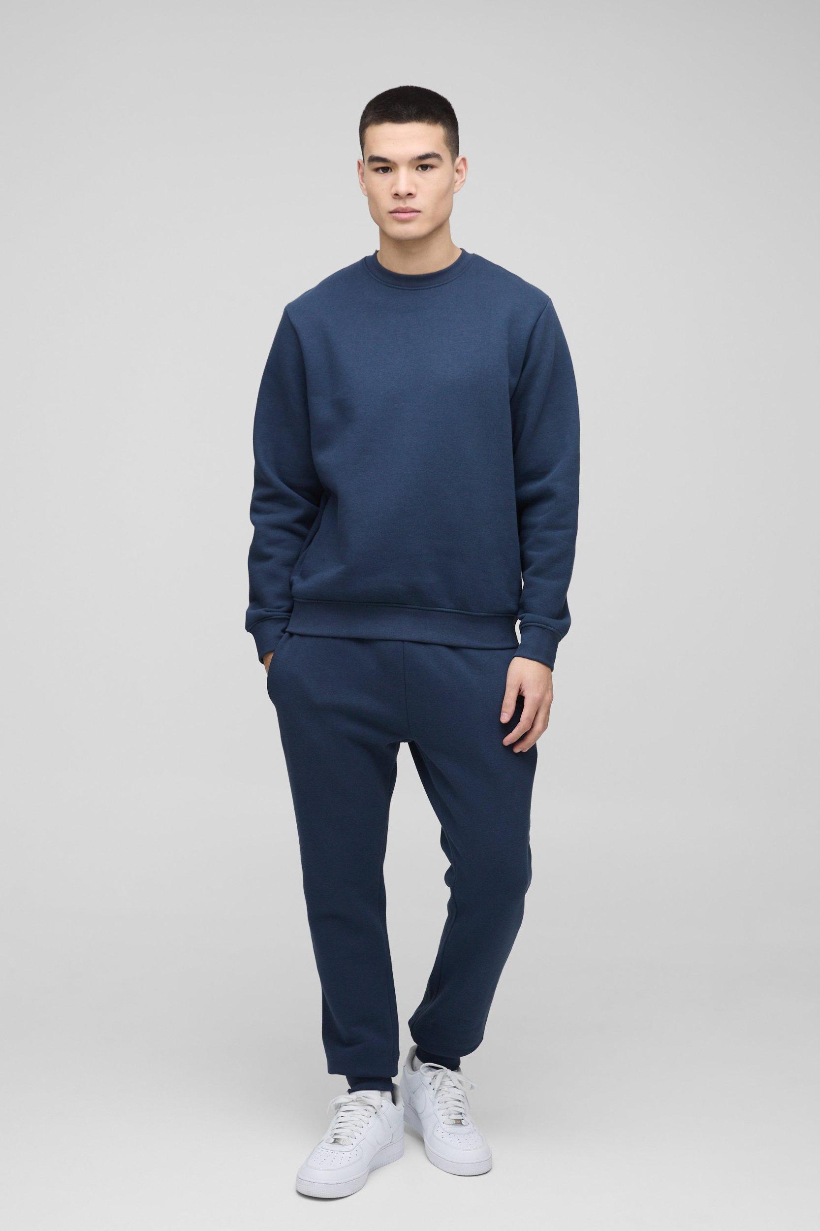 330GSM Skinny Fit Basic Sweatpants | boohooMAN USA Product Image