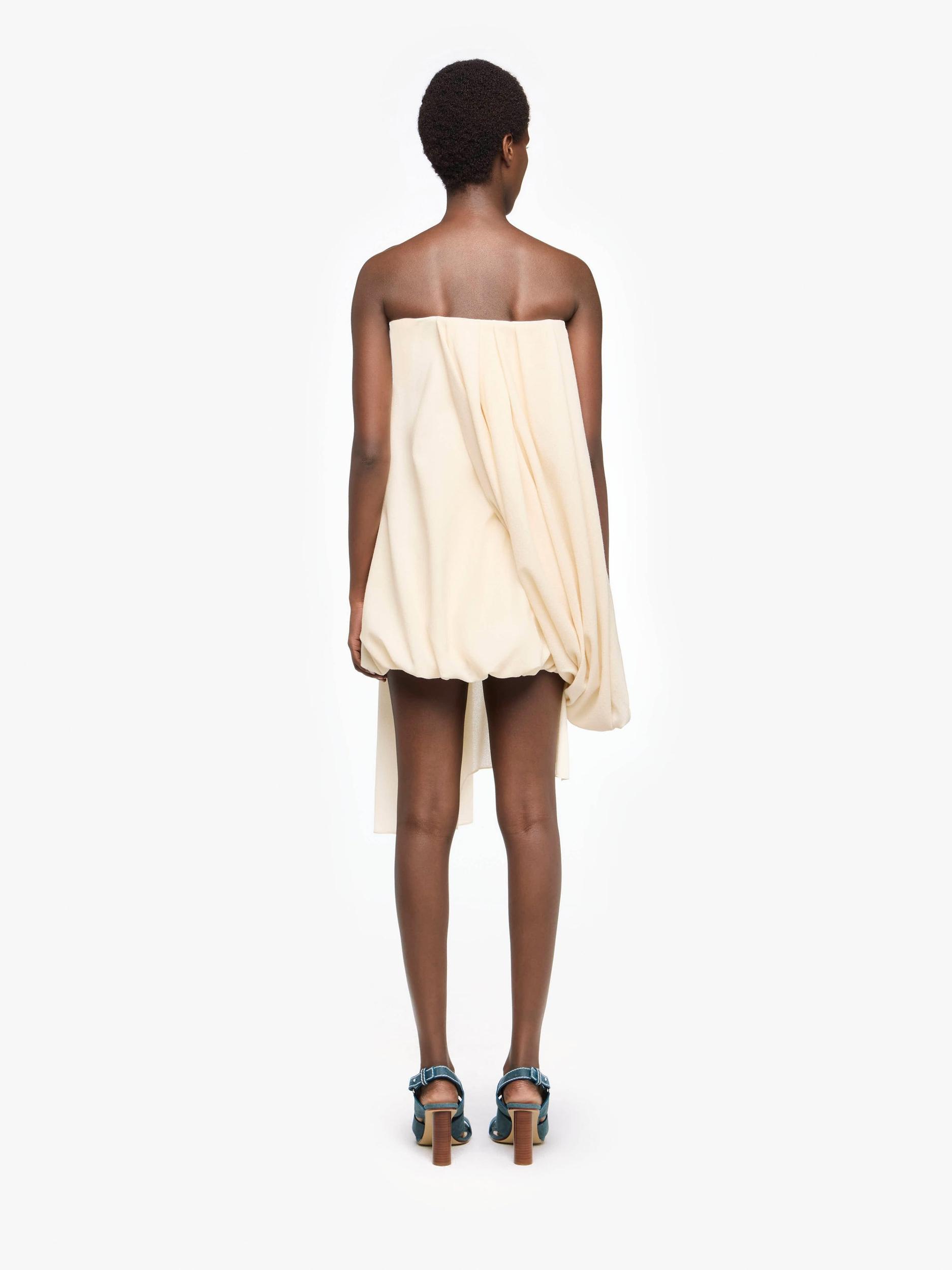 DRAPED BUSTIER DRESS Product Image
