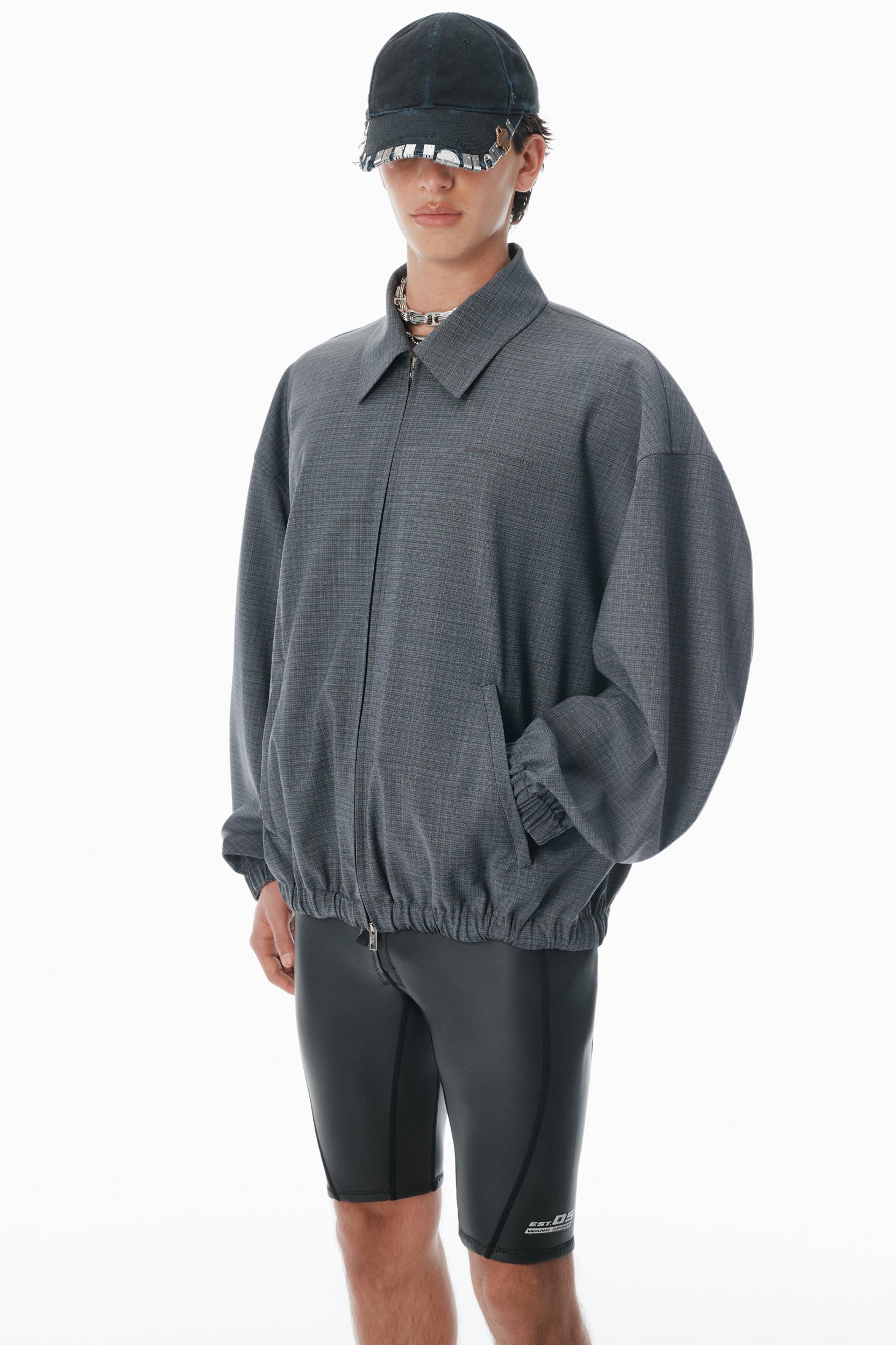 Dark Grey Logo Track Jacket  Product Image