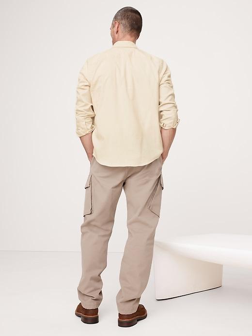 Standard-Fit Cotton Flannel Shirt Product Image