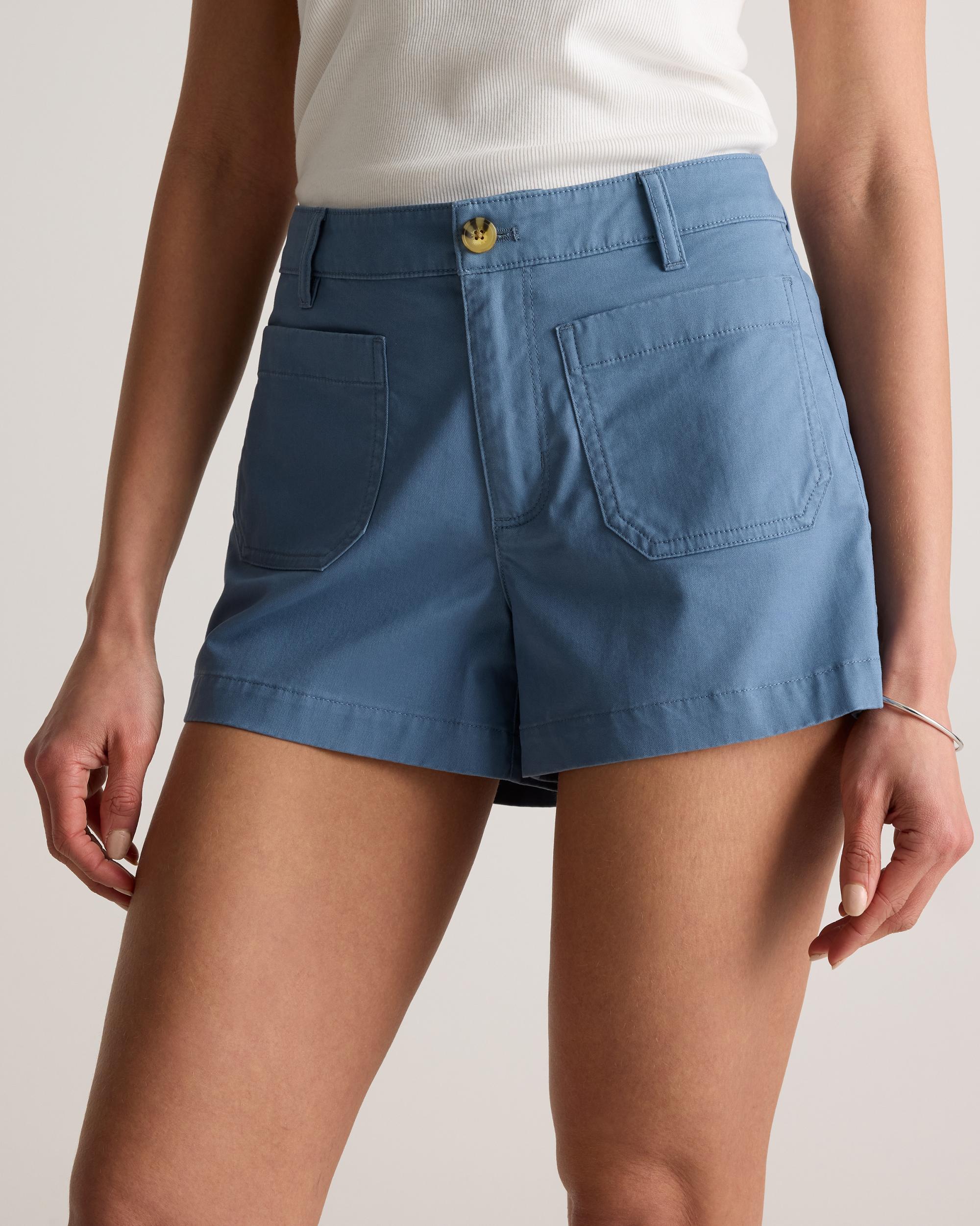 Quince | Women's Stretch Cotton Chino Patch Pocket Shorts Organic Cotton Product Image
