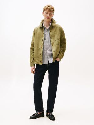 Lightweight Cotton-Linen Shirt Jacket Product Image