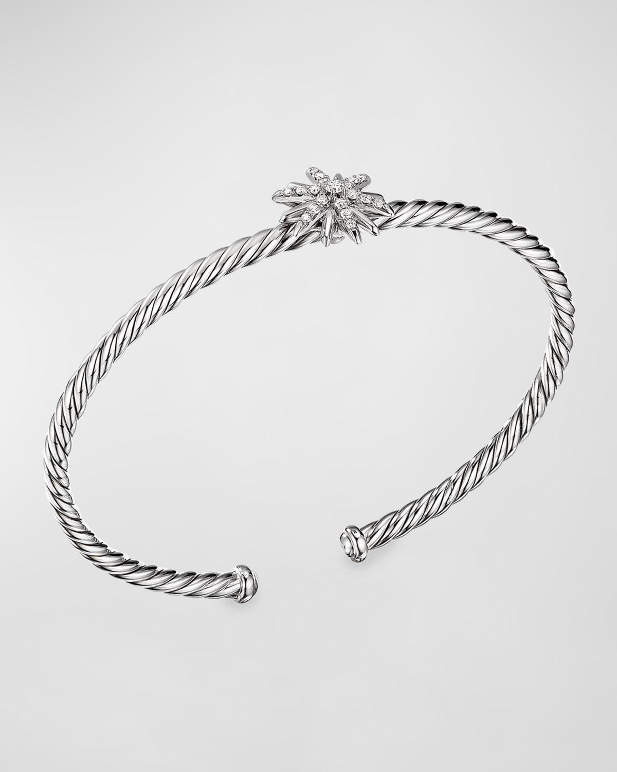 David Yurman Starburst Center Station Bracelet with Pave Diamonds Product Image