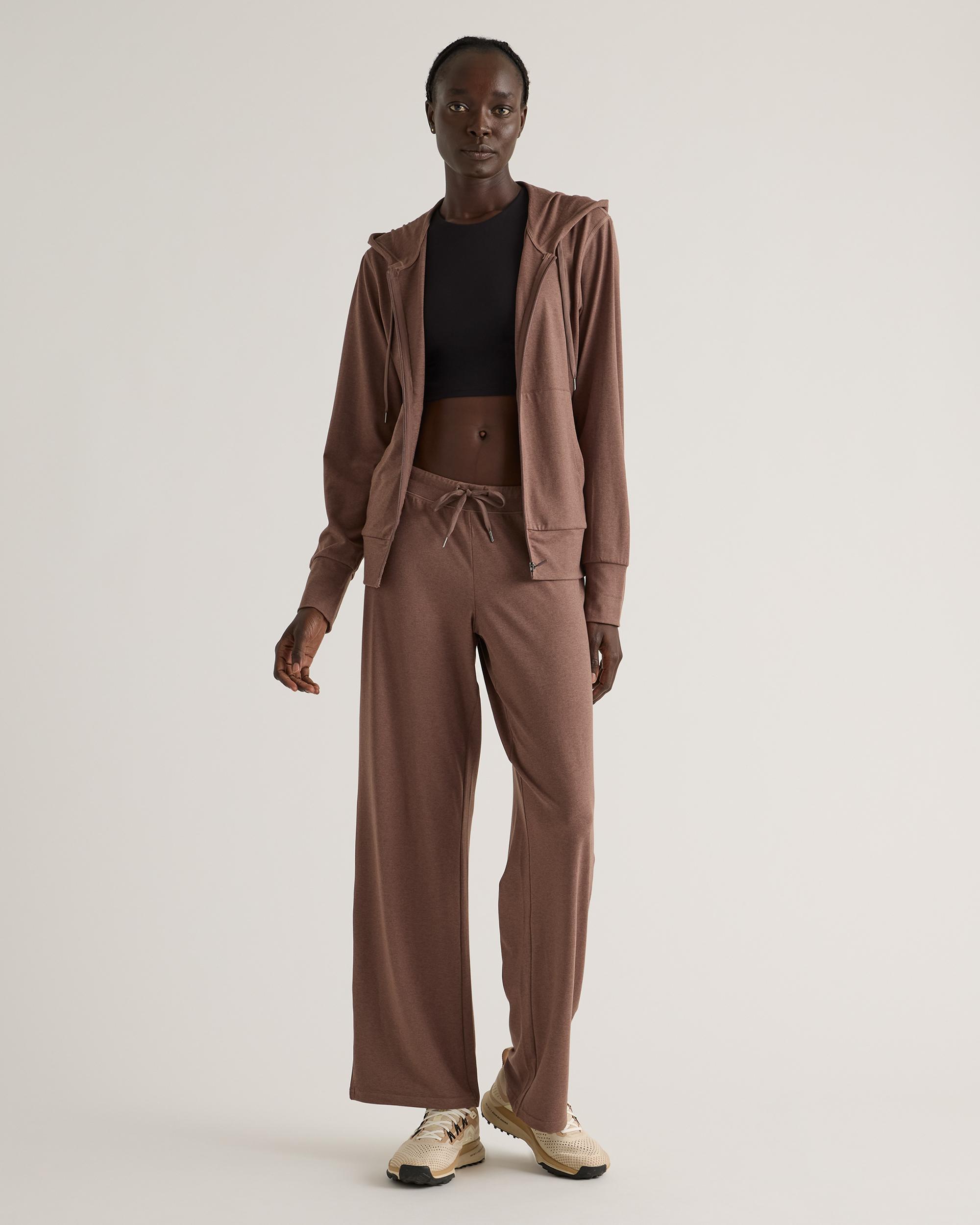 Quince | Women's Flowknit Full Zip Hoodie Recycled Polyester Product Image