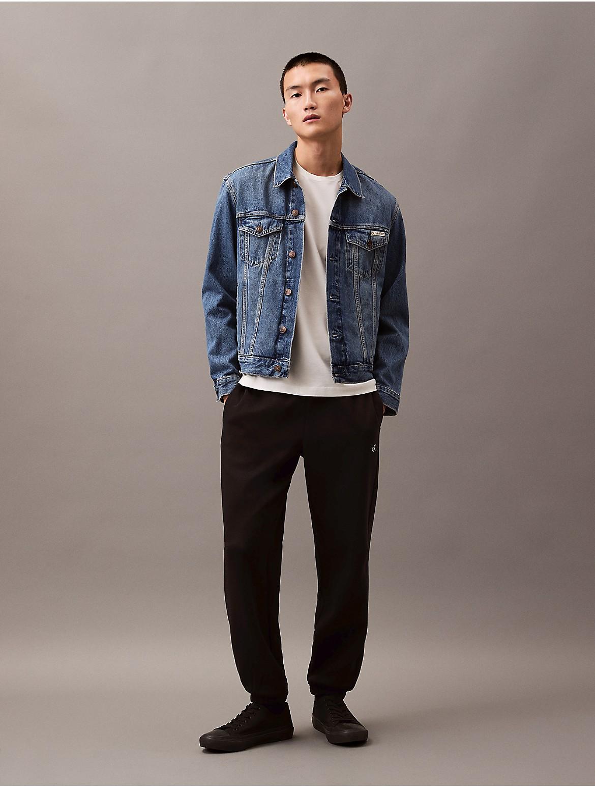 Calvin Klein Mens Archive Logo Fleece Joggers Product Image