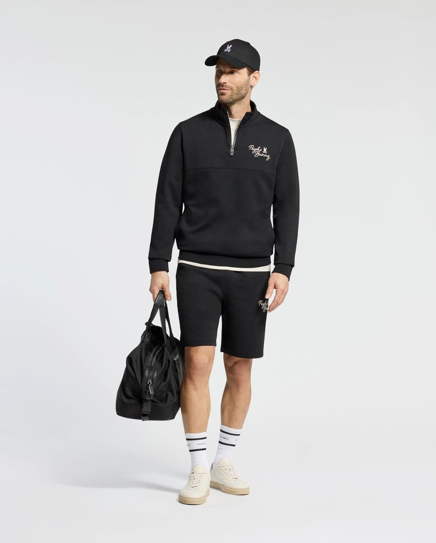 MENS DESERT 1/4 MOCK ZIP - B6S488F200 Male Product Image