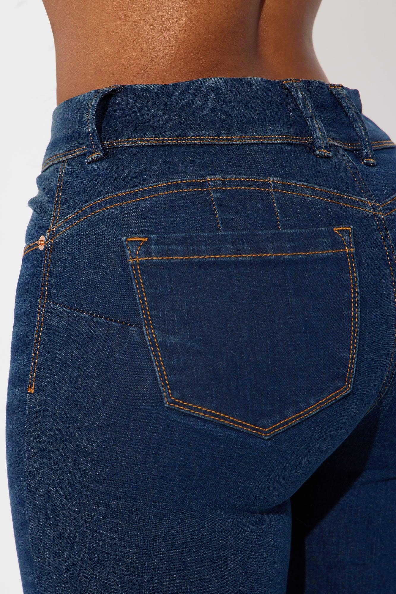 I'm A Star Booty Lifting Stretch Skinny Jeans - Dark Wash Product Image